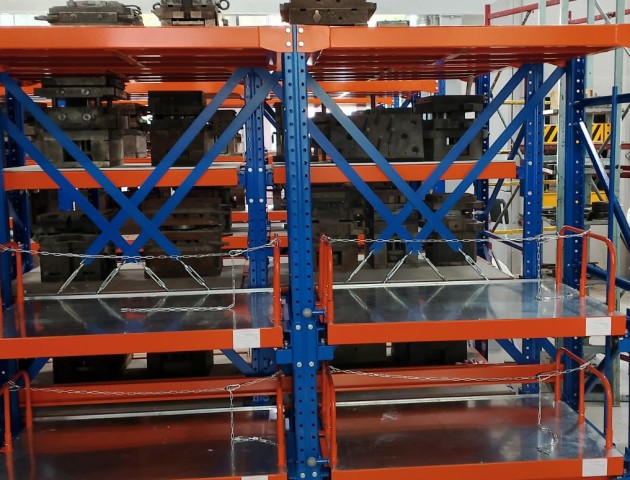 Дополнительное ограждение стеллажей SLIDE по запросу заказчика